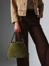 Cross Body Tas Country Etrier Groen country ECOU161M-vue-porte